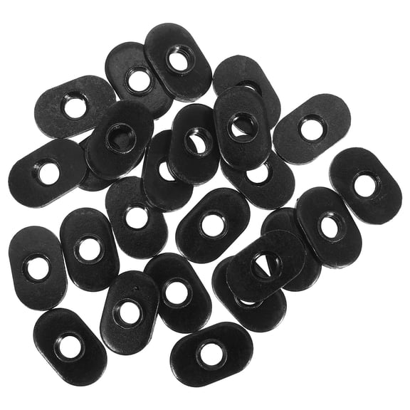 Masteelf 25pcs Metal Slide-In T-Slot Nuts Quick Install T-Nut Blocks for Home Projects Industrial Applications DIY Repairs