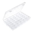 thumbnail image 3 of Caja organizadora transparente con 36 compartimentos ajustables para guardar piezas de metal, manualidades, cuentas y tornillos., 3 of 9