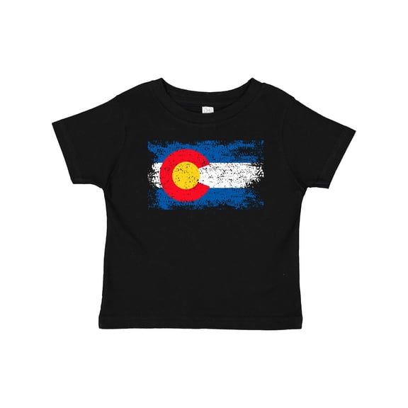 Inktastic Colorado Flag Distressed Look Boys or Girls Baby T-Shirt