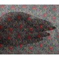 thumbnail image 4 of oneOone Viscose Chiffon Fabric Leaves & Floral Block Decor Fabric Printed BTY 42 Inch Wide, 4 of 4