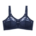 thumbnail image 4 of Xucatan Underwire Bra for Women, Solid Floral Embroidered Thin Fixed Cup Everyday Bra, Back Smoothing Lifting Bras, Demi Cup T Shirt Bra Gift, 4 of 6