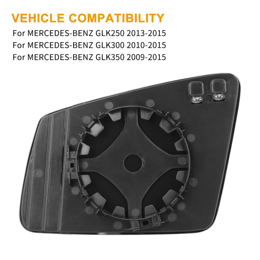 Unique Bargains Mirror Glass Heated RH Rearview Mirrors