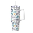thumbnail image 2 of Koala Bear Cup Insulated Tumbler Stainless Steel Vacuum Travel Mug 40 oz with Handle and Straw Lid, 2 of 7