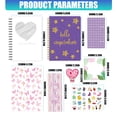 thumbnail image 5 of Creative Journal Craft with Notebook Stickers Decorative Tape Pens for 4-12 Birthday Gifts, 5 of 9
