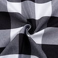 thumbnail image 3 of Coolmee Gray and White Buffalo Checkered Tablecloth Farmhouse Gingham Plaid Yarn Dyed Textured Table Cloth Wrinkle Free Table Covers for Outdoor Picnic, Kitchen and Holiday Dinner, 55 × 102 Inch, 3 of 7