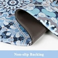 thumbnail image 5 of Blue Boho Kitchen Mats for Floor 2 Piece, Cushioned Anti Fatigue Mats for Kitchen Floor Mat, Blue Kitchen Rugs Set, Farmhouse Kitchen Floor Mat, Kitchen Rug and Mats Non Skid Waterproof, 5 of 6