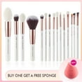 thumbnail image 3 of Makeup Brush Sets - Blusher, Eyeliner, Powder, Bronzer, Highlighter & Blending Brush in 6 - 25 pcs, 3 of 12