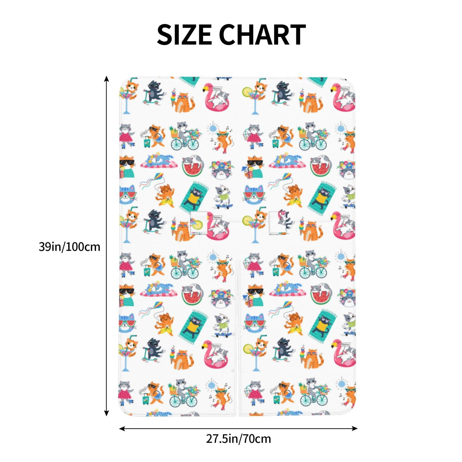 Car Seat Cover Baby - Hello Summer Cat Breathable Infant Car Seat Cover for Baby Carseat, Lightweight Comfort Baby Essentials Must Haves Newborn Stuff for Girl Boy
