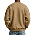 thumbnail image 5 of Men's Crewneck Pocket Sweatshirt Long Sleeve Relaxed Fit Chest Pocket Soft Casual Basic Pullover Sweatshirt, 5 of 6