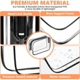 thumbnail image 4 of Bolsa de maquillaje transparente bolsa de tocador de viaje con cremallera bolsa organizadora transparente TSA bolsa cosmética de PVC, 4 of 7