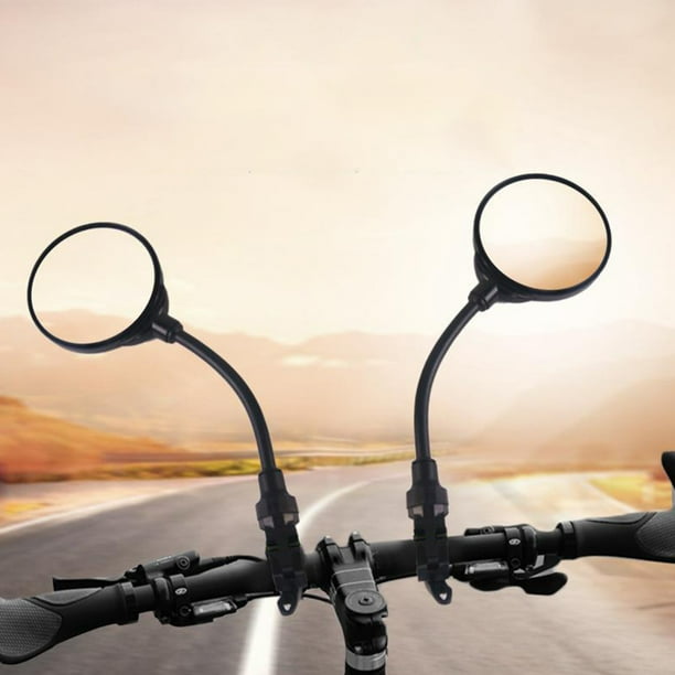 Espejo de seguridad para bicicleta, manillar de amplio rango, espejo retrovisor, accesorios para ciclismo Hugtrwg Para estrenar