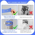 thumbnail image 7 of 3 Pcs Cat Door Holder Latch, Flex Latch Cat Door Stopper with Adjustable Strap 2.5-6" Wide, Alternative Fast Latch Strap Let Cats in and Keeps Dogs Out of Litter & Food and Safe Baby Proof (Blue), 7 of 7