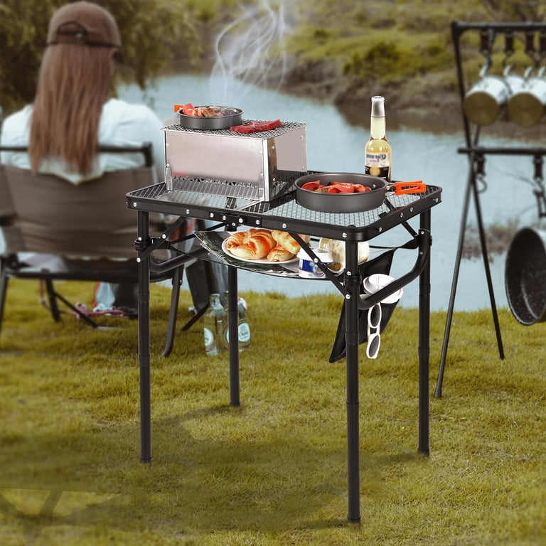 Redcamp Folding Grill Table, 3-Height Adjustable photo 6