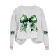 thumbnail image 4 of RKSTN Women's St Patrick's Day Sweatshirt Plus Size Crewneck Irish Gift St Patricks Luckys Shamrocks Graphic Print Hoodless Sweatshirts Top Womens Casual Round Neck Loose Fits Long Sleeve T Shirts, 4 of 5
