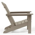 thumbnail image 6 of WestinTrends Dylan Outdoor Adirondack Chair With Ottoman And Side Table 5-Piece Set, Weathered Wood, 6 of 17