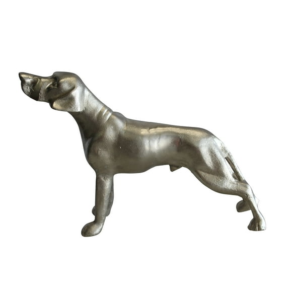 Nifao Aluminum Jagdhunde Dog Statue, Elegant Art Piece – Home Decor Sculpture, 22"L x 6"W x 15"H