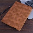 thumbnail image 4 of Decase for 10.5” iPad Air 3rd Generation 2019 / iPad Pro 2017 Cover with Pencil Holder/Pockets,Auto Wake/Sleep,Folio Stand Embossed PU Leather Smart Wallet Shell for iPad Air 3/ Pro 10.5 inch,Brown, 4 of 10