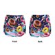 thumbnail image 3 of Balery Space Colorful Donut Pantalones cortos deportivos para mujer con forro y dos bolsillos, elásticos, para entrenamiento, gimnasio, yoga-Small, 3 of 7