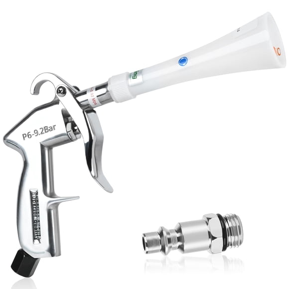 Air Blow Gun phepetroll para limpieza en seco para detalles de automóviles con boquilla