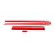 thumbnail image 2 of Calcomanía para capó de coche, pegatina de vinilo con rayas para capó de coche, pegatinas universales para falda lateral de puerta, pegatinas de rayas de carreras(rojo), 2 of 5