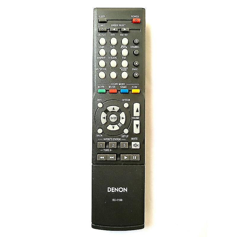 Telecomando Di Ricambio RC-1168 Per Ricevitore AV DENON AVR-1713, AVR-1613 E Amplificatore. Sostituisce Anche RC-1169. Telecomando IR, Nessuna Programmazione Richiesta, Con Batterie AAA.