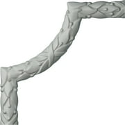 7 7/8"W x 7 7/8"H x 3/4"P Dublin Panel Moulding Corner (matches moulding PML01X01DU)