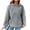 Gray winter tops, variant on Holiday Usmixi Womens Sweatshirt Winter Pullover Hoodies for Women Casual Solid Loose Drawstring Hooded Sweatshirt Long Sleeve Soft Knitted Sweater Tops with Pocket Big Saving