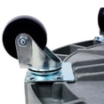 thumbnail image 5 of Heavy Duty Plastic Drum Dolly for 30-55 Gallon Barrels - 900 lb Capacity Barrel Cart with 5 Swivel Casters, Gray, 24.2x24.2x7.5 inches, 5 of 9
