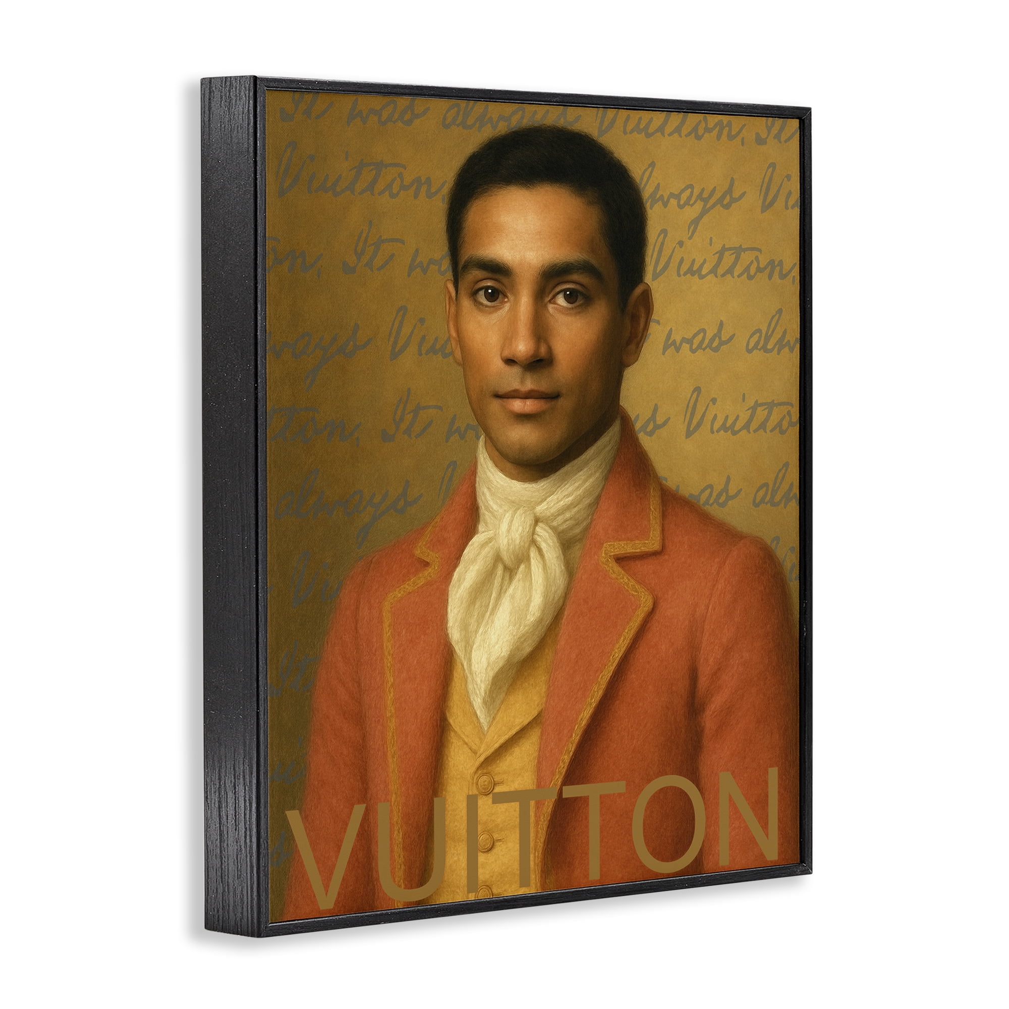 Stupell Industries Vintage Fashion Gent Black Framed Giclee Art, design by Grotto Studios