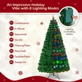 thumbnail image 6 of Gymax 7Ft Pre-lit Optical Fiber Christmas Tree w/ Colorful LED Lights Stand, 6 of 10