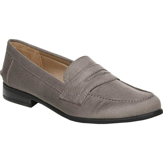 Women's Life Stride Madison Penny Loafer Grey Fabric 9.5 W