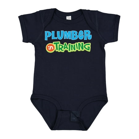 

Inktastic Plumber in Training Gift Baby Boy or Baby Girl Bodysuit