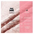 thumbnail image 3 of Deng rui Texture Striped, Fluffy All Season Down Alternative Bed Bedding, Cozy Reversible, Ultra Soft Plush Luxury Brushed Microfiber Duvet Insert, Peach Blush Size Comforter, 90x90in, 3 of 8