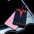 thumbnail image 2 of GHSDFBB Tesla Model Y Card Key Holder, Silicone Tesla Key Card Holder Key Card Protective Case with Key Chain for Model Y/3, Model S/X Accessories, 2 Pieces, Black Red, Medium, 2 of 7