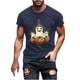 thumbnail image 2 of Blusas y camisas de manga corta y cuello redondo para hombre. Blusas/camisetas de manga corta con cuello redondo y estampado de Halloween para hombre. Blusa para hombre., 2 of 5