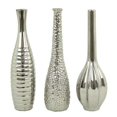 thumbnail image 1 of Aspire 6629 Tianna Silver Vases - Set Of 3- Silver, 1 of 1