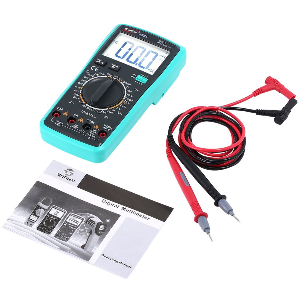 Elle Digital Multimeter 890S DC AC Voltmeter Fast Accurately Measures ...