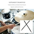thumbnail image 5 of Raindrops 1 Pair Wood Drum Sticks Black Non-skid Surface Comfortable Grip for Percussion Instruments 5A Drumsticks, 5 of 8