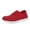 Red, variant on Rhinestone Loafers Shoes Comfort Slip On Mesh Knit Walking Shoes,Red,Womens
