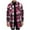 Wine, variant on Mens Shirts Under $10 Mens Flannel Shirt Fall Casual Button Down Cotton Plaid Shirt Jacket Loose Long Sleeve Fleece Shackets with Pockets