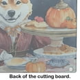 thumbnail image 5 of Carolines Treasures DAC1814LCB 15 x 12 in. Unisex Shiba Inu Fall Kitchen Pumpkins Glass Cutting Board - Large, 5 of 5