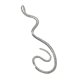 thumbnail image 4 of Pendiente de clip para oreja sin perforaciones con forma de serpiente, accesorio de fiesta para mujer, plateado, 4 of 4