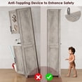 thumbnail image 4 of Armario de baño - armario alto individual con estantes, 4 of 7