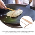 thumbnail image 3 of 1 Set of Crepe Spreader Pancake Spatula Household Wooden Pancake Making Kit, 3 of 7