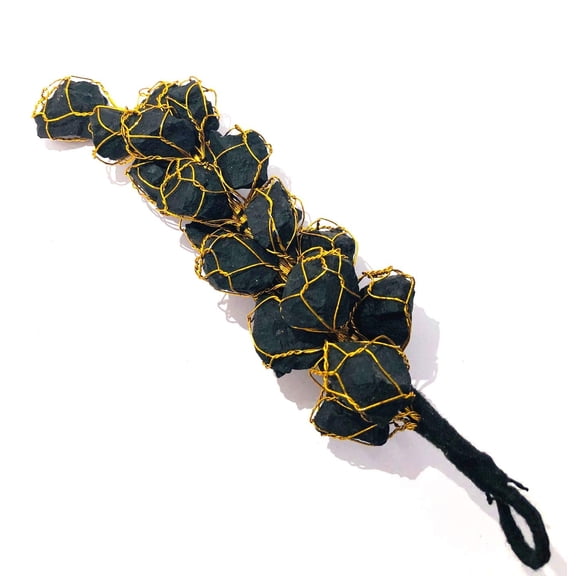crystalmiracle Black Tourmaline Gemstone Tree 7.5 INCHES Crystal Healing Home décor Office Gift Reiki FENG Shui Meditation Peace