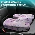 thumbnail image 4 of Premium Butterfly Pattern Memory Foam Seat Cushion Ergonomic Chair Pad for Office Chair, Car, Airplane & Bleachers Sciatica, Tailbone Hip & Back Pain Relief - Chair Cushion for Long Office Workers., 4 of 5