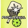 thumbnail image 3 of Adult Unisex Pickle Ball Patch Neon Full-Zip Hoodie Sweatshirt, Safety Green, 3XL, 3 of 4