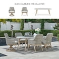 thumbnail image 6 of Signature Design by Ashley Seton Creek White Outdoor Dining Table, 6 of 10