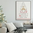 thumbnail image 2 of Stupell Industries Comfy and Cozy Phrase Red Plaid Christmas Gnome Fairy Tales & Fantasy Painting Gallery Wrapped Canvas Art Print Wall Art, 36 x 48, 2 of 6