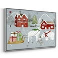 thumbnail image 4 of Stars and Snowflakes Collection A - Framed Gallery Wrapped Holiday Canvas - 17 x 25 - Silver Frame, 4 of 9